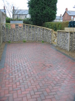 Brick paving